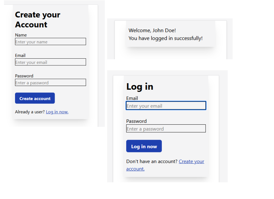 fullstack signup signin app